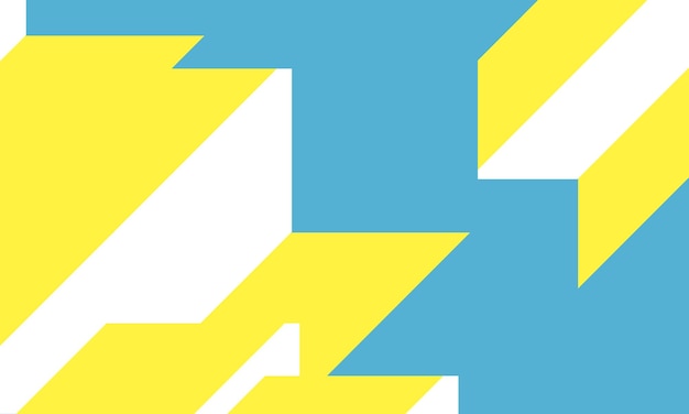 Diseño de fondo abstracto Fondo de vector de color amarillo y blanco