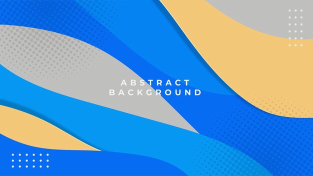 diseño de fondo abstracto con forma ondulada y estilo de papel