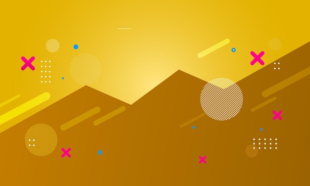 diseño de fondo abstracto de formas coloridas