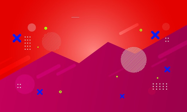 diseño de fondo abstracto de formas coloridas