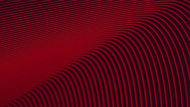 Diseño de fondo abstracto de franja roja para el fondo