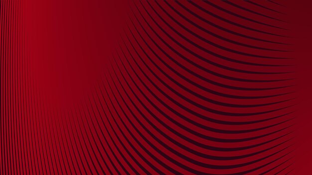 Diseño de fondo abstracto de franja roja para el fondo
