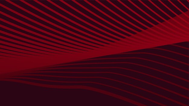 Diseño de fondo abstracto de franja roja para el fondo