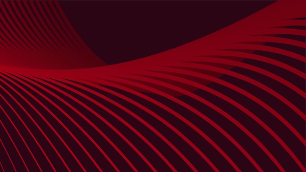 Diseño de fondo abstracto de franja roja para el fondo