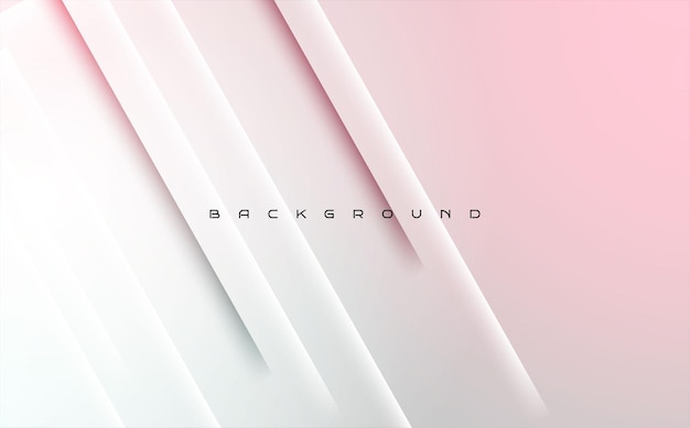 Diseño de fondo abstracto futurista de línea suave blanca