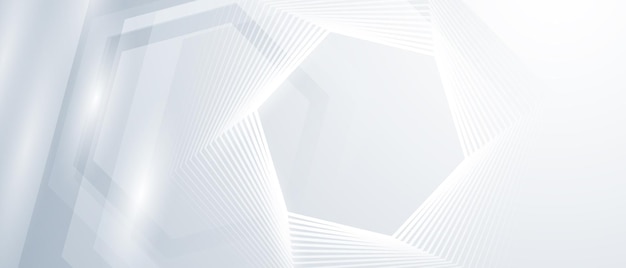 Diseño de fondo abstracto geométrico blanco ilustraciones modernas