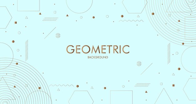 Diseño de fondo abstracto geométrico creativo con diseño de fondo de ilustración vectorial gráfica