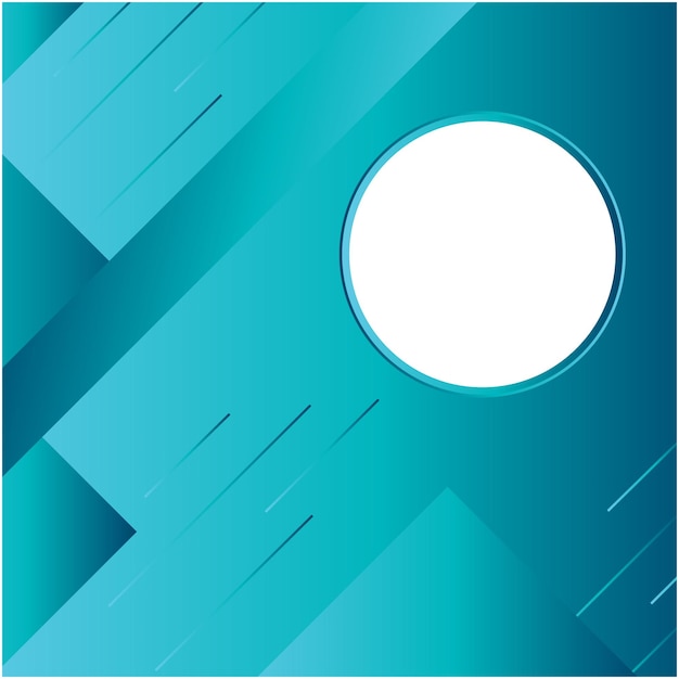 Diseño de fondo abstracto de gradiente moderno azul real con un marco blanco