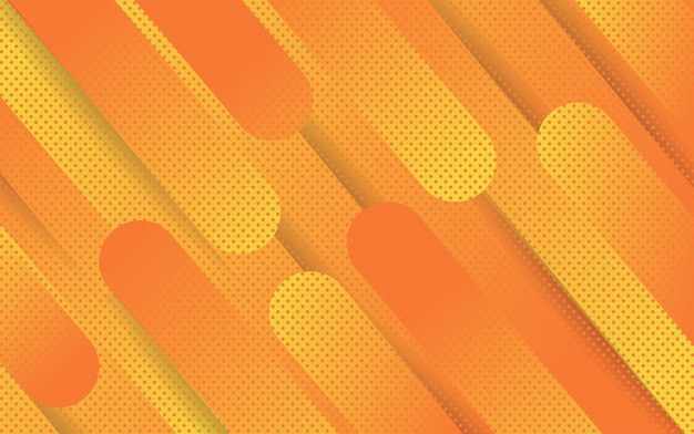 diseño de fondo abstracto con gradiente naranja formas geométricas rectangulares redondeadas