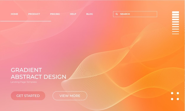Diseño de fondo abstracto con gradiente vectorial de tonos pastel suaves