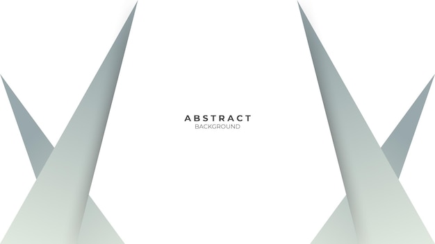Diseño de fondo abstracto gris blanco vectorial