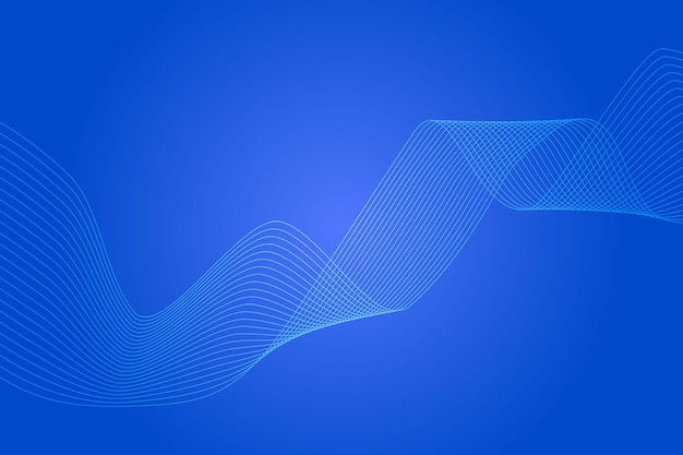 Diseño de fondo abstracto de línea ondulada colorida moderna