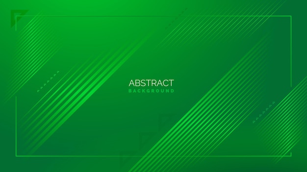 Diseño de fondo abstracto de líneas diagonales verdes