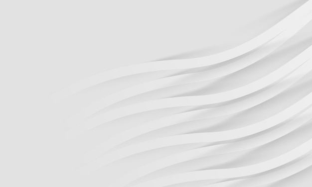 Diseño de fondo abstracto de líneas elegantes blancas