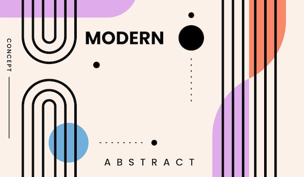 Diseño de fondo abstracto minimalista moderno