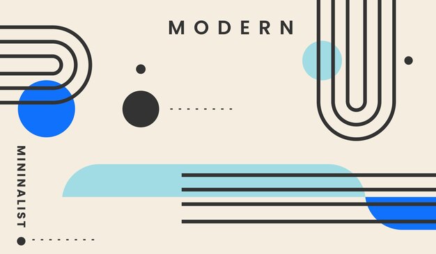 Diseño de fondo abstracto minimalista moderno