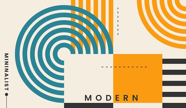 Diseño de fondo abstracto minimalista moderno