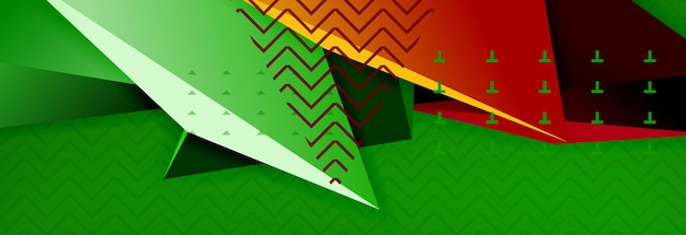 Diseño de fondo abstracto mínimo de vector triangular en 3D
