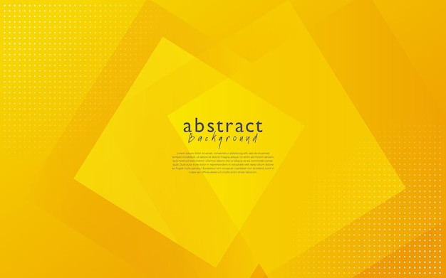 Diseño de fondo abstracto moderno amarillo