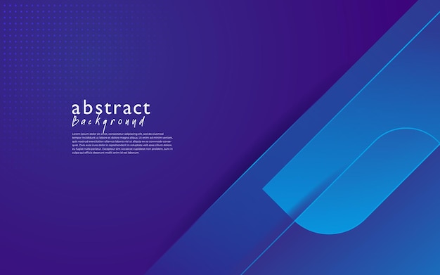 Diseño de fondo abstracto moderno azul