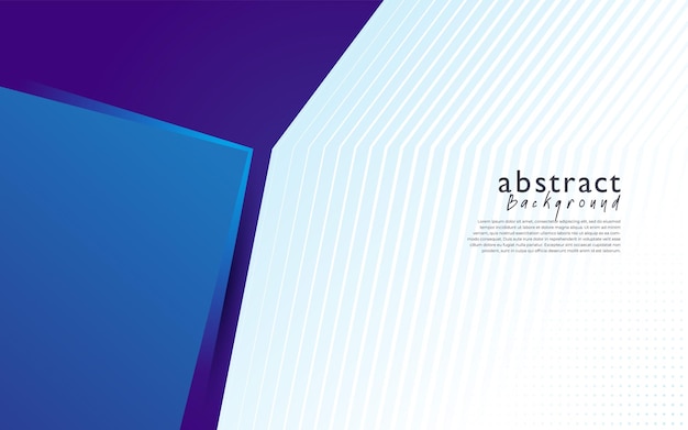 Diseño de fondo abstracto moderno azul