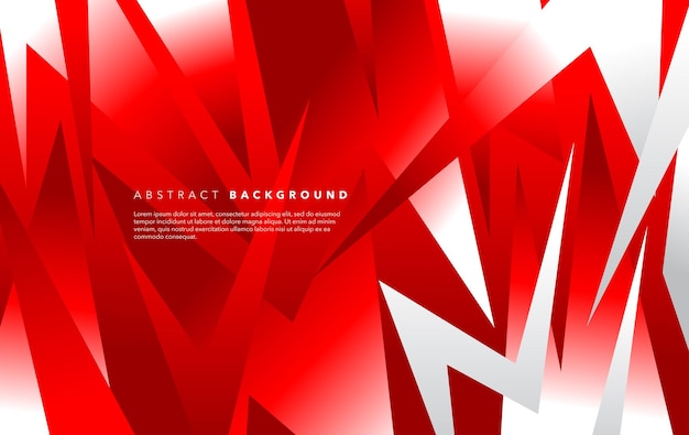 diseño de fondo abstracto moderno blanco rojo