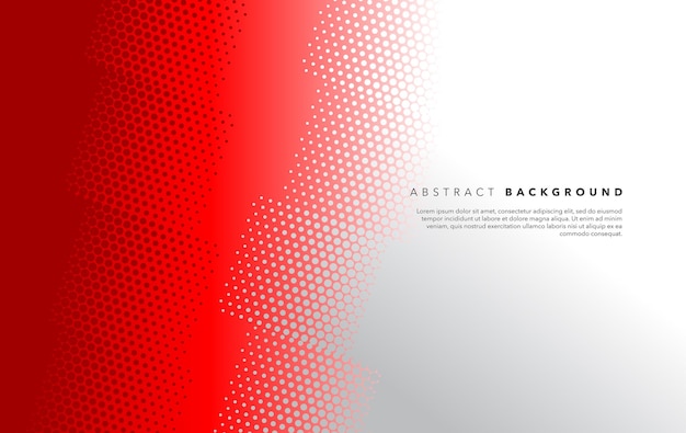 diseño de fondo abstracto moderno blanco rojo