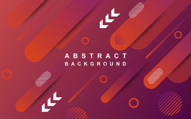 diseño de fondo abstracto moderno composición geométrica gradaciones y patrones de neón para futurista