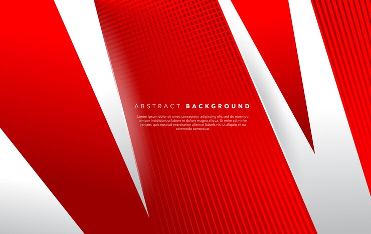 Vector diseño de fondo abstracto moderno rojo