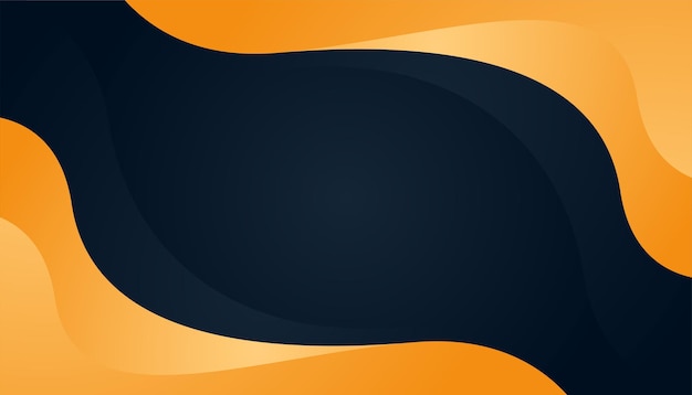 Diseño de fondo abstracto moderno simple 3d naranja negro para tarjeta de visita presentación fondo folleto folleto certificado plantilla telón de fondo y banner