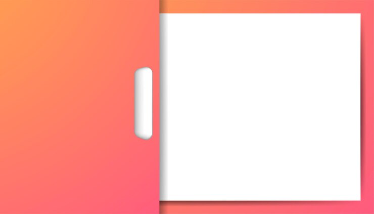 Vector diseño de fondo abstracto moderno simple 3d rojo naranja rosa para tarjeta de visita presentación fondo folleto folleto certificado plantilla telón de fondo y banner