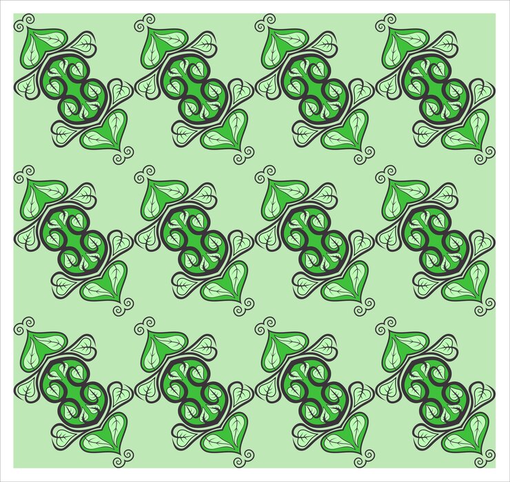 Diseño de fondo abstracto monocromático verde