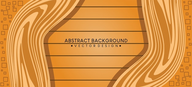 Vector diseño de fondo abstracto con motivos de madera marrón