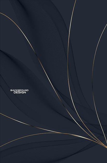 Diseño de fondo abstracto oscuro vectorial