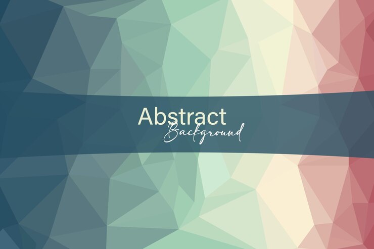 Diseño de fondo abstracto de polígono retro vintage de colores Arte de diseño de fondo de lowpoly abstracto