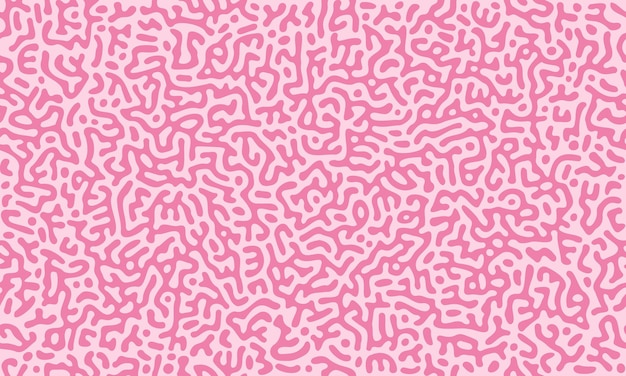 Diseño de fondo abstracto rosa turing de patrones sin fisuras