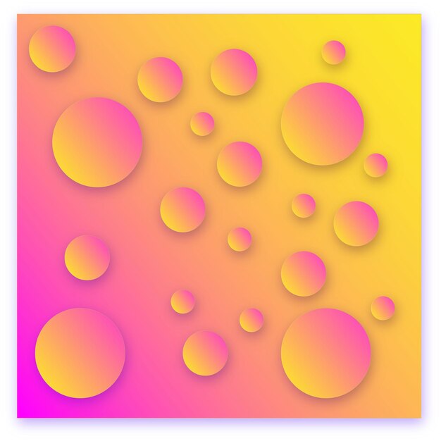Vector diseño de fondo abstracto con tema de burbujas