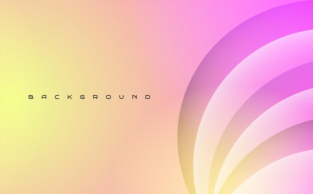 Diseño de fondo abstracto de vector moderno círculo brillante naranja púrpura