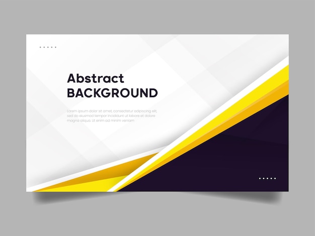 diseño de fondo abstracto vectorial con color gris amarillo y púrpura