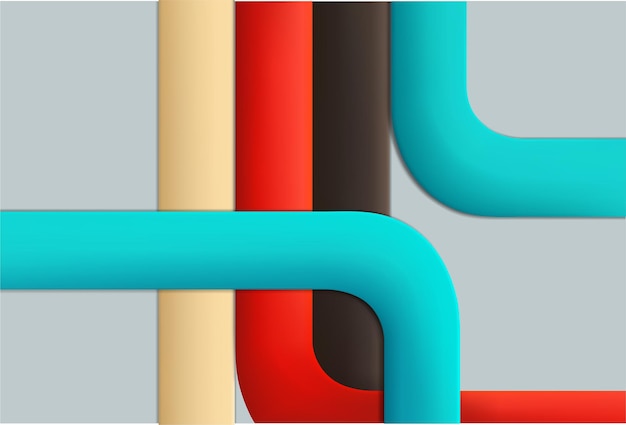 Diseño de fondo abstracto vectorial a todo color