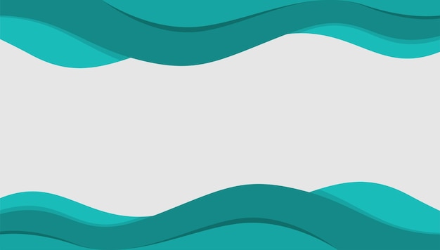 diseño de fondo abstracto verde claro con formas de onda diseño para cartel de cartel