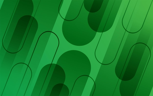 diseño de fondo abstracto verde con formas geométricas rectangulares inclinadas composición dinámica
