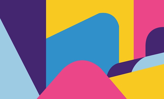 El diseño de fondo abstracto vibrante captura la esencia de las ondas dinámicas y coloridas Vector
