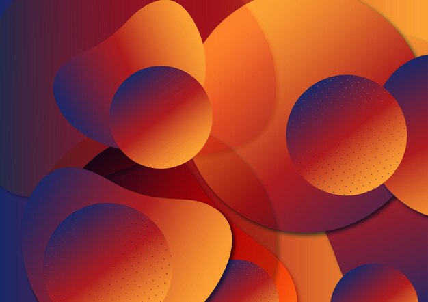 Diseño de fondo abstracto y vibrante