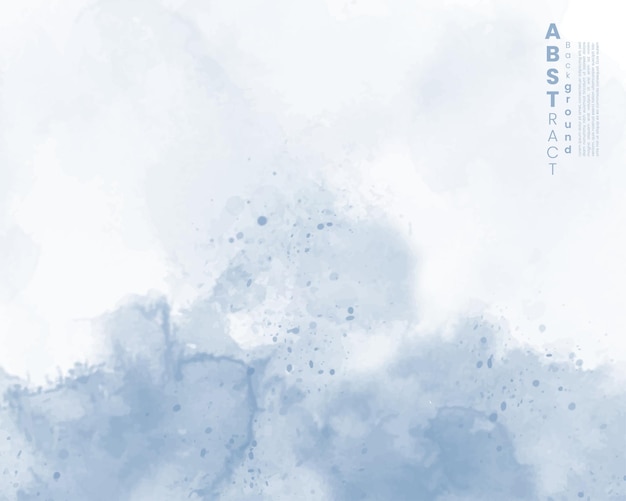 Diseño de fondo de acuarela abstracta para su logotipo de banner de postal de fecha de portada