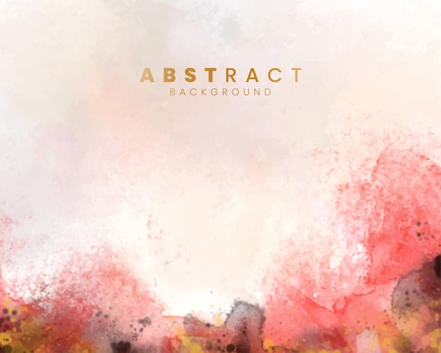 Diseño de fondo de acuarela salpicada abstracta para su logotipo de banner de postal de fecha de portada