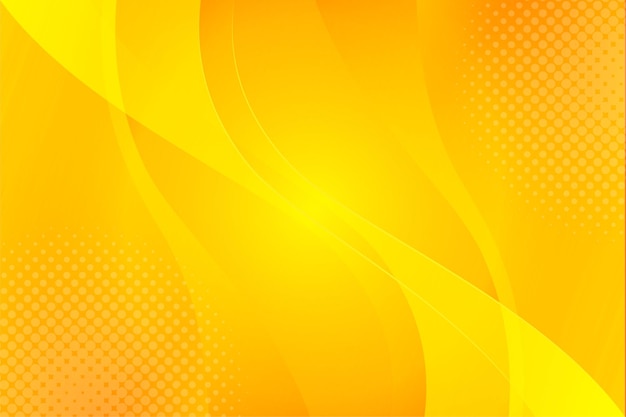 Vector diseño de fondo amarillo con gradiente abstracto diseño de portada abstracto mínimo
