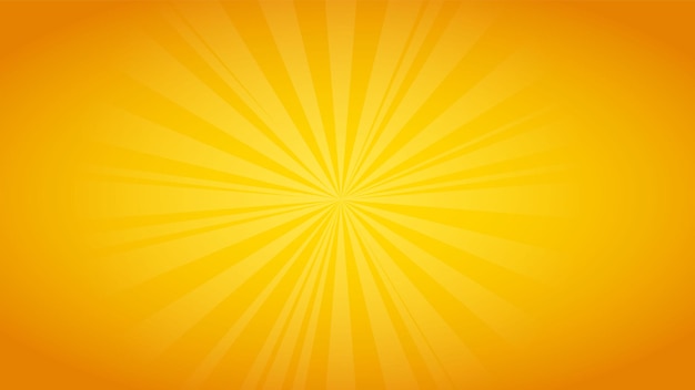 Diseño de fondo amarillo sunbursta