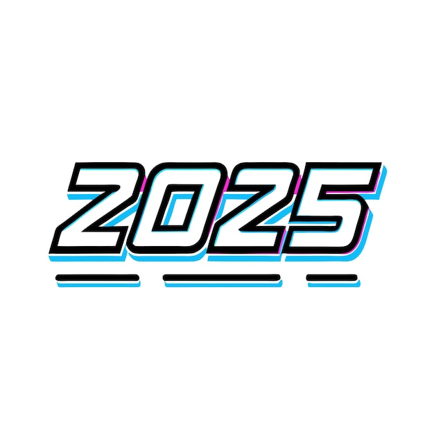 Diseño de fondo para el año nuevo 2025