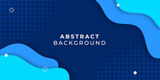 Diseño de fondo azul abstracto minimalista